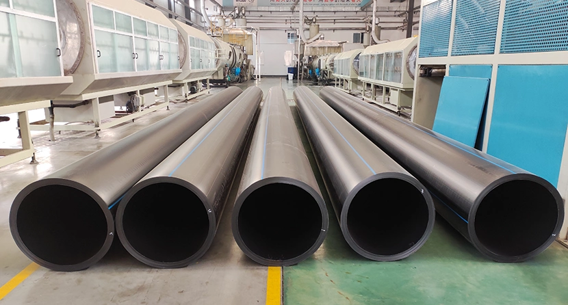 PE100 HDPE Tube HDPE Pipe Dredging Discharge Pipes Water Pipe for Water Supply Irrigation Mining Construction