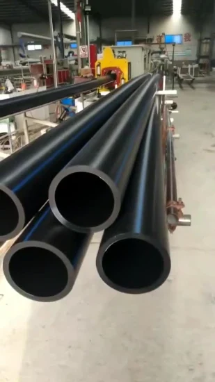 40 мм черная пластиковая спиральная труба из полиэтилена высокой плотности для воды