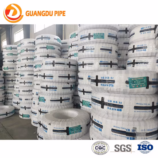 PE100 20-1200 мм Pn16 Sn8 Черный пластиковый шланг для подачи воды Катушка для садового ирригационного шланга HDPE Pipe