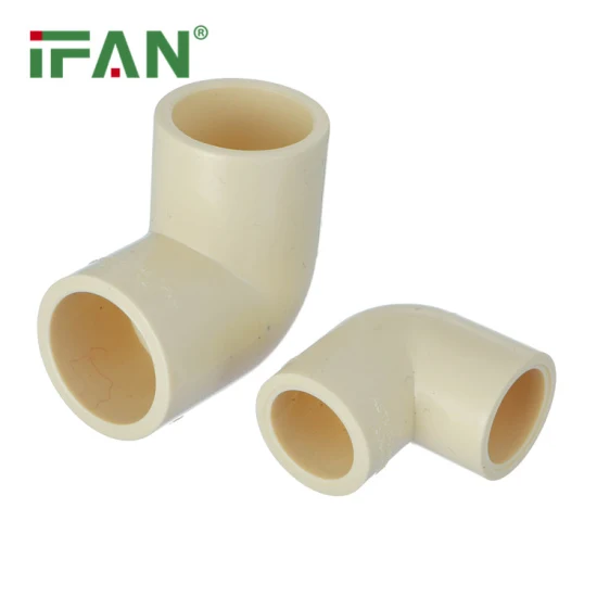 Фитинг трубы ПВХ с локтевым рукавом Ifan UPVC ASTM 2466 Pn25 Фитинг UPVC